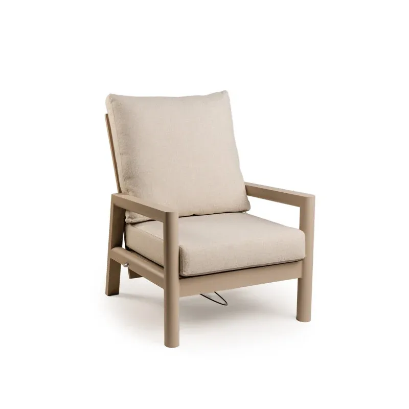 Tierra Outdoor Sevilla Loungesessel Verstellbar Champagner
