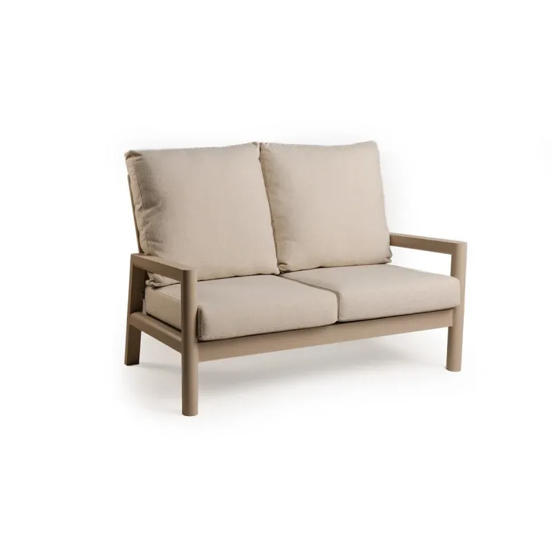 Tierra Outdoor Sevilla Loungesofa 2-Sitzer Champagner