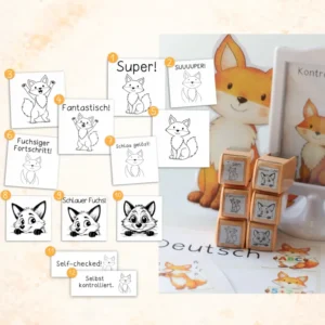 Stempel Fuchs - Schulstempel (20x20mm)