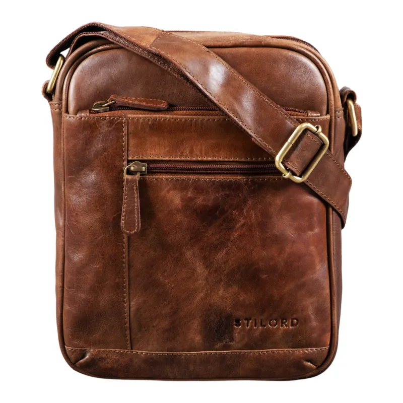 Kleine Herren Ledertasche Vintage