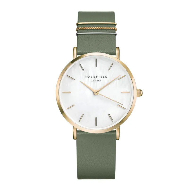 Rosefield WEST VILLAGE Damenuhr mit Lederarmband
