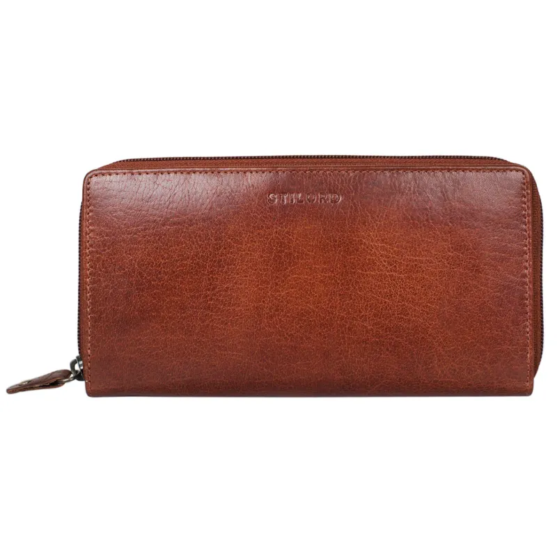 Leder Wallet Frauen braun