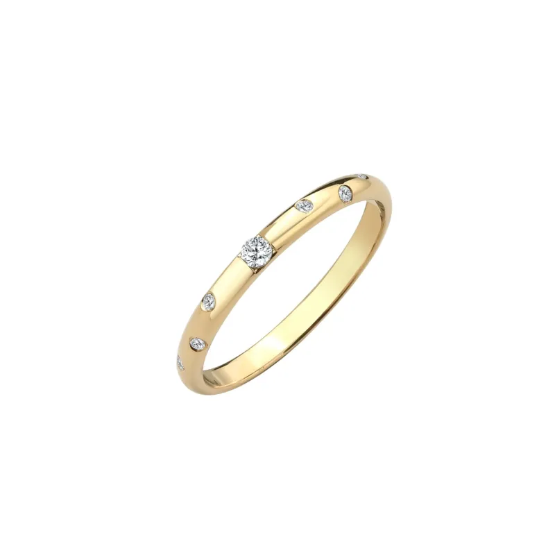 18 Karat - 750 Ring Gelbgold mit Diamanten - YZ0005013