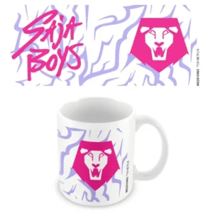 K-Pop Demon Hunters Tasse Saja Boys Logo Pink