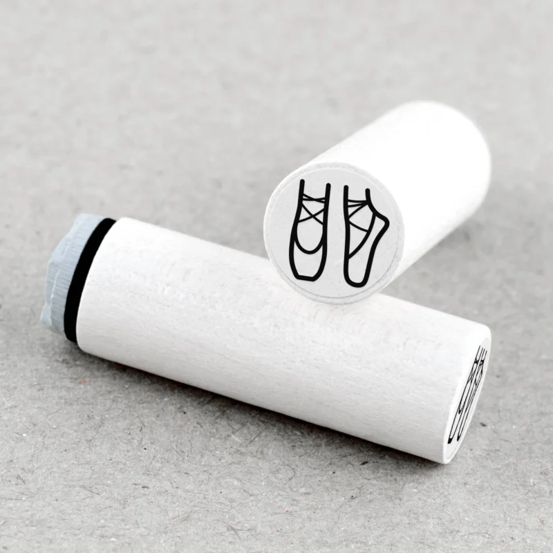 MINI RUBBER STAMP // BALLET SHOES