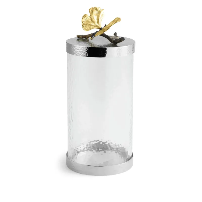 Butterfly Ginkgo Canisters by Michael Aram - |VESIMI Design| Luxury Bathrooms and Home Decor