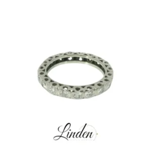 Damenring 750 Weissgold Diamant