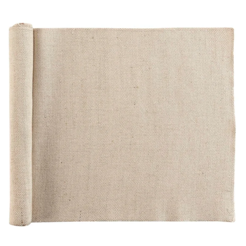 Tischläufer Jute Hellbraun 140 x 35 cm Tischdecke natur beige