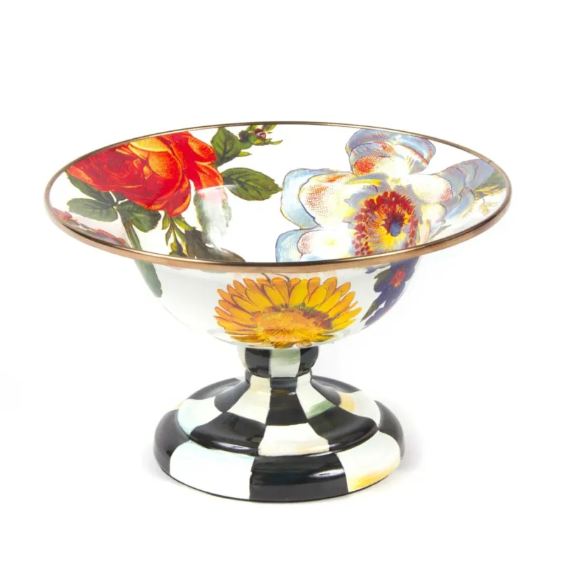 Flower Market Small Compote - White - |VESIMI Design|