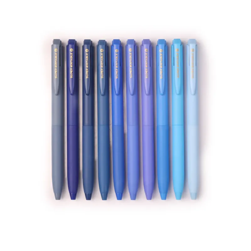 Colored Gel Pen - Fresh Ocean - 0.5 mm - Set of 10