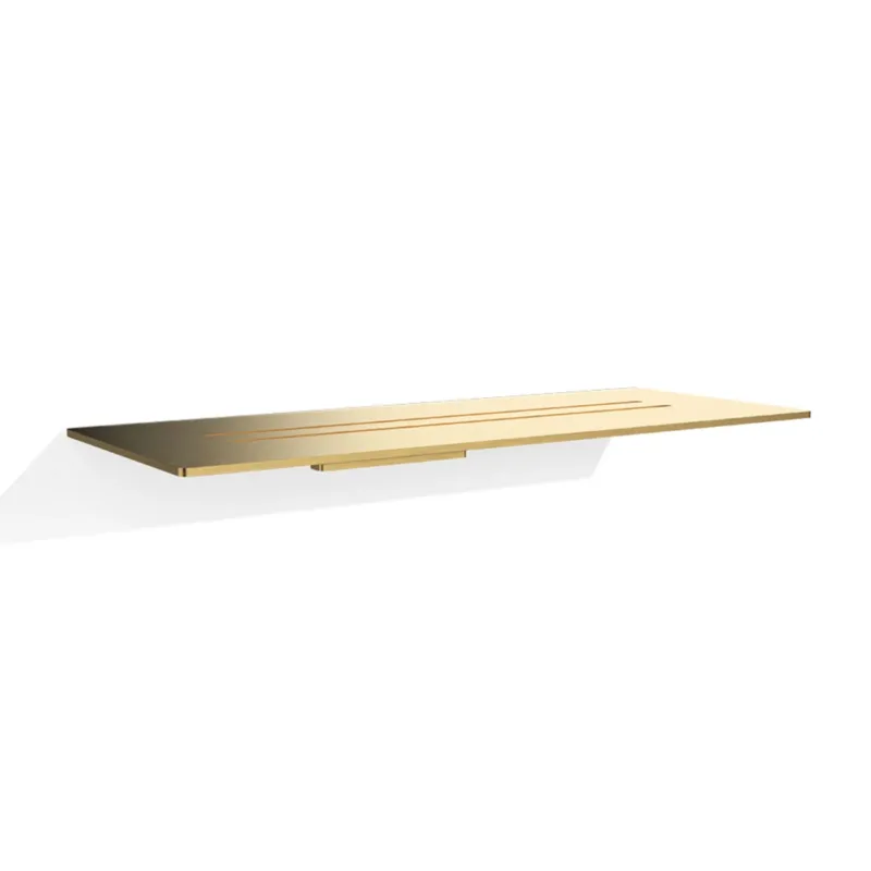 Gold Matt Bathroom Shower Shelf - |VESIMI Design| Luxury Bathrooms and Home Decor