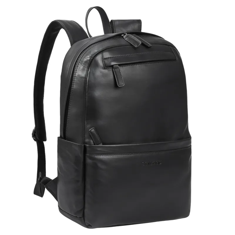 "Brighton" Großer Business Lederrucksack 15.6 Zoll für Herren & Damen