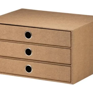 Schubladenbox 3er A4 Hazel S.O.H.O. Rössler