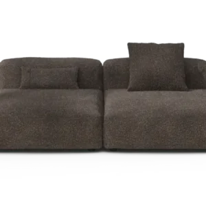 vetsak | Sofa Set 01 Large - Nub - Walnut | Modular Sofa | 3.5 Seater