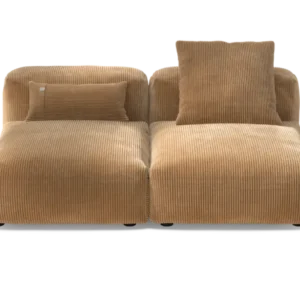 vetsak | Sofa Set 01 Medium - Cord Velour - Camel | Modular Sofa | 2.5 Seater