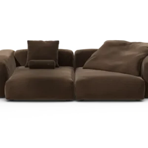 vetsak | Sofa Set 02 Large - Pebble - Umber | Modular Sofa | 3.5 Seater | Big Sofa