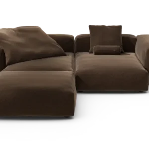 vetsak | Sofa Set 03 - Pebble - Umber | Modular Sofa | 3.5 Seater | Big Sofa | Corner Sofa