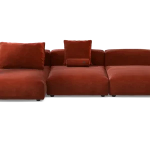vetsak | Sofa Set 04 - Suave - Saffron | Modular Sofa | 5 Seater | Big Sofa
