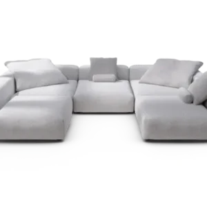 vetsak | Sofa Set 06 - Ridge - Dune | Modular Sofa | 6.5 Seater | Big Sofa | U-Shape | Corner Sofa