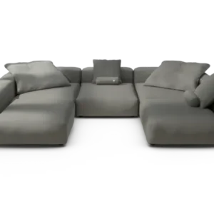 vetsak | Sofa Set 06 - Terrain - Flint | Modular Sofa | 6.5 Seater | Big Sofa | U-Shape | Corner Sofa