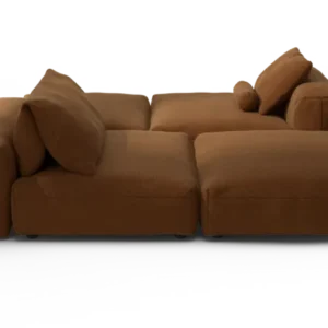 vetsak | Sofa Set 08 - Daybed - Pebble - Sundried | Modular Sofa | 6 Seater | Outdoor Island | Double lounger