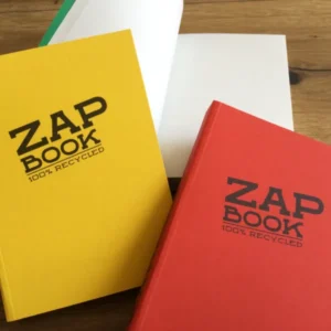 ZAPbook A6 geleimt 80g (Grundfarben) - Polly Paper - Umweltfreundliche Schreibwaren