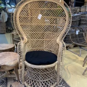 Gartensessel Rattan, Hochzeits-Sessel Rattan