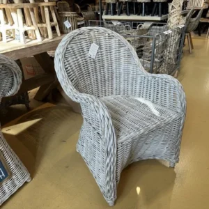 Rattanstuhl Landhaus, Stuhl Rattan mit Armlehne