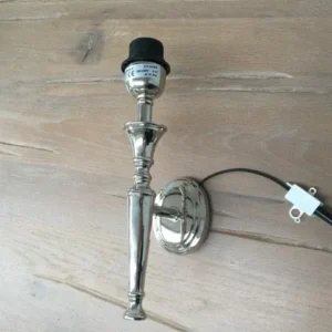 Wandleuchte verchromt, Wandlampe silber