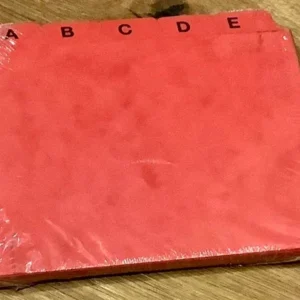 Kartei-Register A-Z A6 rot (Recyclingkarton)