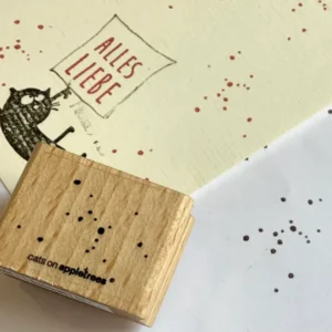 Holzstempel Konfetti (Cats on appletrees)