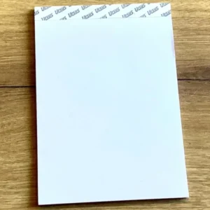 Notizblock A7 blanko weiß 50Bl. 60g - Polly Paper - Umweltfreundliche Schreibwaren