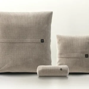 Pillow Set 2 - Cord Velour - Platinum