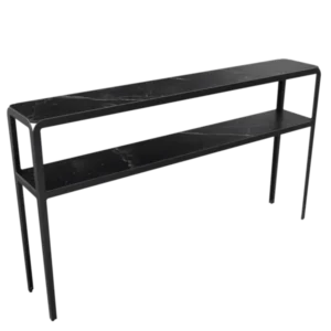 Konsole anthrazit Keramik, Wandtisch Keramik, Konsole mir Keramikplatte, Breite 150 cm