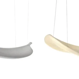Hängeleuchte weiß Bananenblatt, Gartenleuchte weiß, outdoor Pendelleuchte weiß, Länge 183 cm