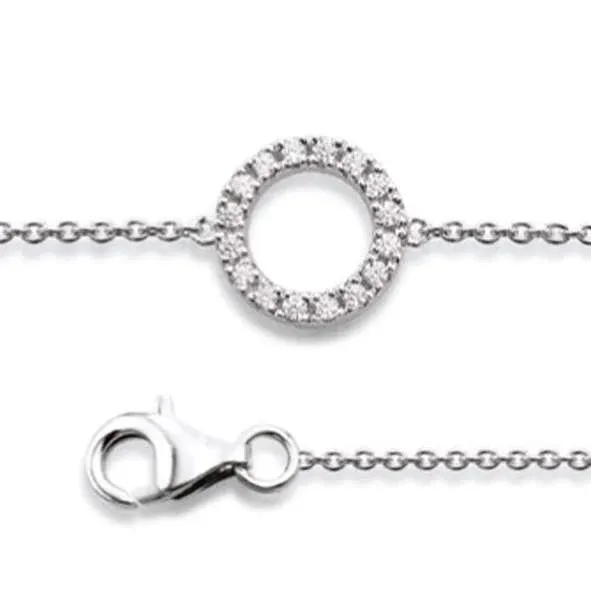 Silber Armband mit Zirkonia - 6270.03178/1800