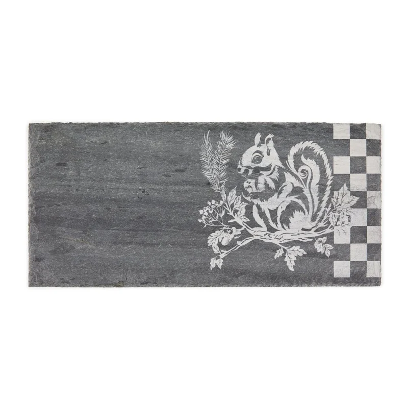 Squirrel Slate Serving Board Mackenzie-Childs