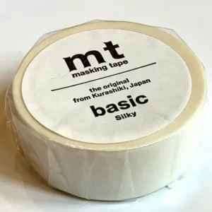 Washi tape mt white silky 5m 15mm - Polly Paper - Umweltfreundliche Schreibwaren